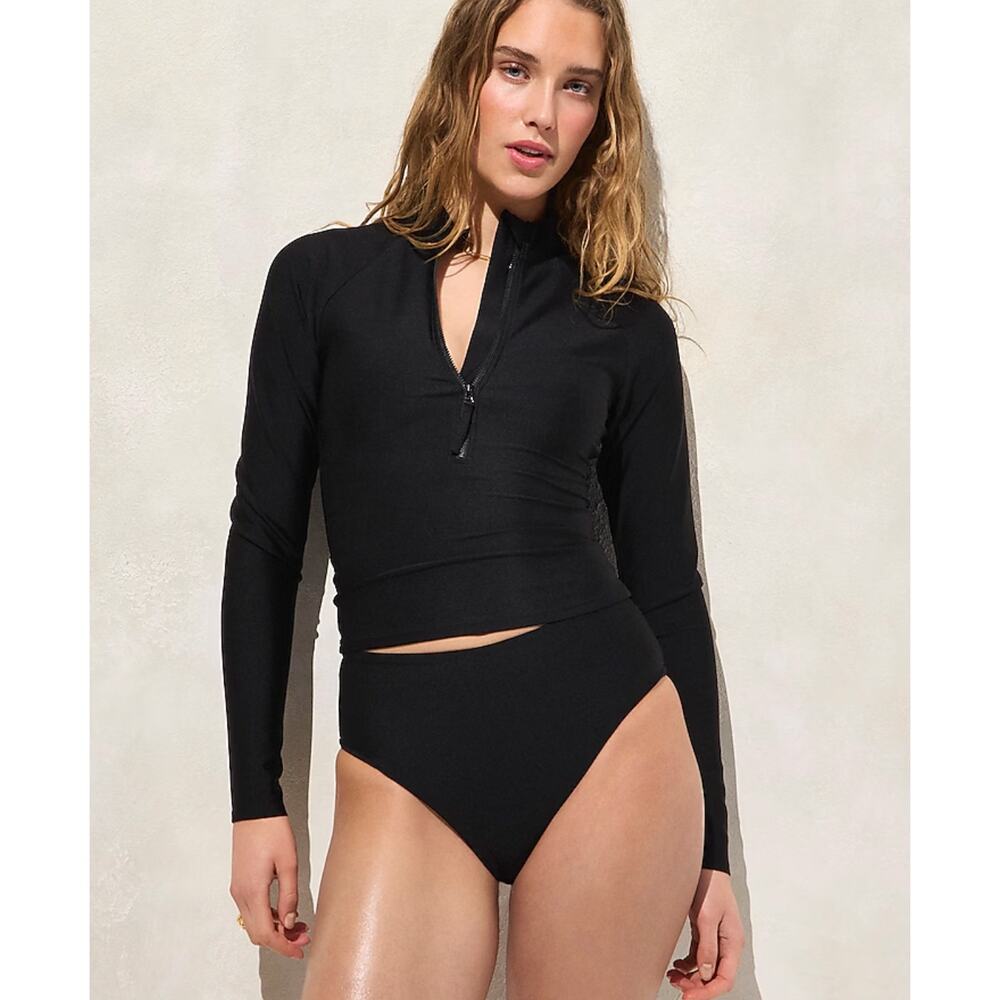 J. Crew Black Bikini with Sleek Design